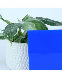 DEGLAS® GS PMMA - Acrylglas Platte | Typ 4355 | blau | 3mm stark | UV-beständig - transparenz