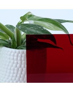 DEGLAS® GS PMMA - Acrylglas Platte  Typ 4608  rot  3mm stark  UV-beständig