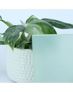 DEGLAS® GS PMMA - Acrylglas Platte | Typ 4427DC | Silikatgrün - Ice Green| beidseitig Satin | 6mm stark - transparenz