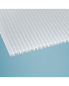 Dacheindeckung Komplettset | Polycarbonat Stegplatten 16mm | Lexan® 3-fach opal-weiß